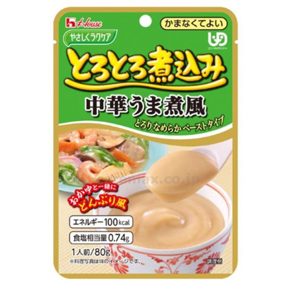 やさしくラクケア とろとろ煮込み 中華うま煮風 091230 80g 介護 介護食 ペースト 中華 ...