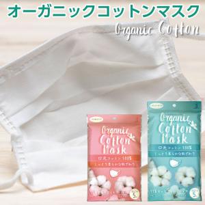 オーガニックコットン　マスク　レギュラーサイズ ５枚入 個包装 　抗菌マスクケース付き（１個）　使い捨てマスク ウイルス 肌触り 肌に優しい