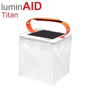 LuminAID Packlite Titan LEDランタン ソーラー USB充電式 防水 バッテリー機能付き 4000mAh ソーラーランタン アウトドア キャンプ 非常灯 防災グッズ｜kurashikan