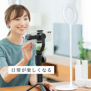 LED 卓上ライト リング型 デスクライト 目...の詳細画像2