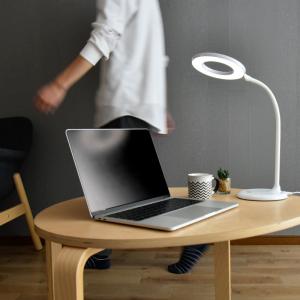 LED 卓上ライト リング型 デスクライト 目...の詳細画像4