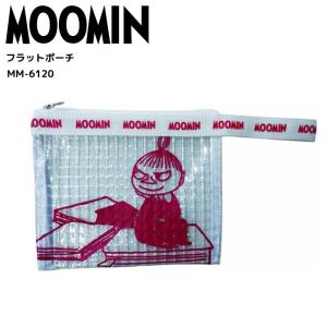 ムーミン フラットポーチ リトルミイ ポーチ 小物入れ 化粧ポーチ PVC かわいい MOOMIN キャラクター グッズ