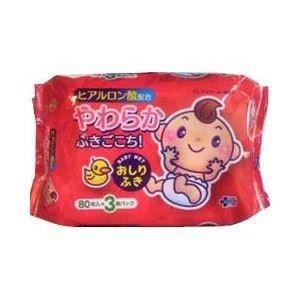 株式会社ティー・エイチ・ティー JF プラスケア ヒアルロン酸配合やわらかおしりふき お買い得 80枚×3個 【北海道・沖縄は別途送料必要】