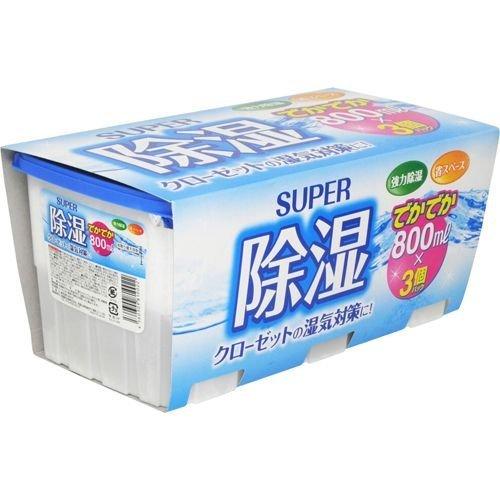 紀陽除虫菊株式会社 アドグッド 除湿剤 大容量（800mL×3コパック） ＜クローゼットの除湿対策！...