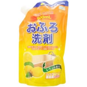 JW ロケット石鹸 エコグッド おふろ洗剤 レモンの香り つめかえ用 900ml 【北海道・沖縄は別途送料必要】｜kurashino-mart