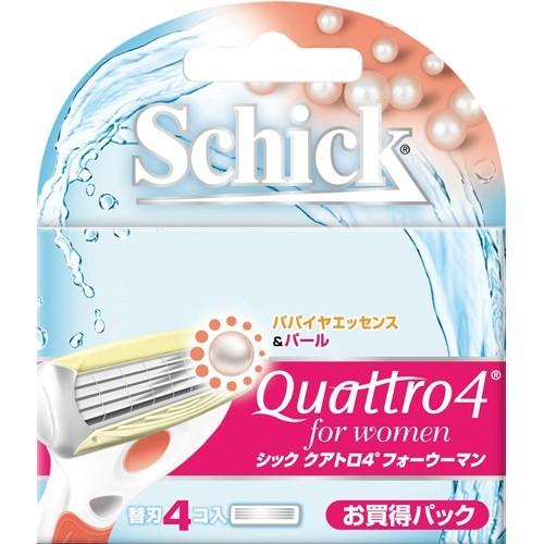 シック・ジャパン株式会社 シック クアトロ4 フォーウーマン 替刃 4コ入 【北海道・沖縄は別途送料...