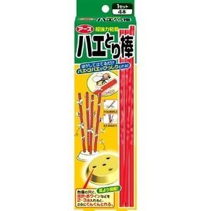 アース製薬株式会社 ハエとり棒 ( 1セット ) ＜立てるだけでハエやコバエがびっしりとれる＞ 【北...