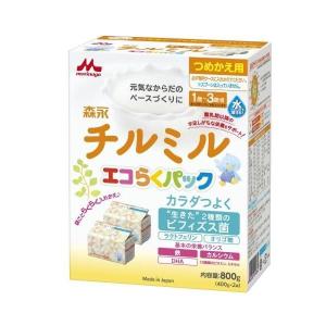 森永乳業株式会社森永チルミル エコらくパック 詰替用 800g(400g×2袋入)×12箱