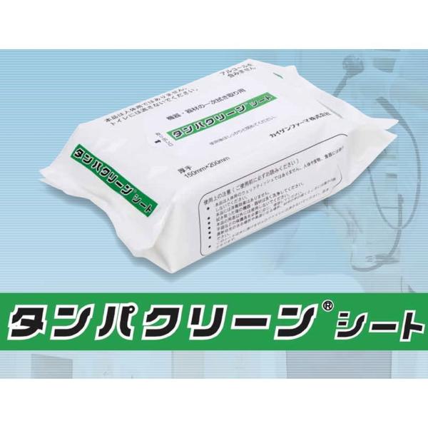 カイゲンファーマ株式会社 タンパクリーンシート 80枚入 ＜内視鏡用非酵素系タンパク除去剤を含ませた...