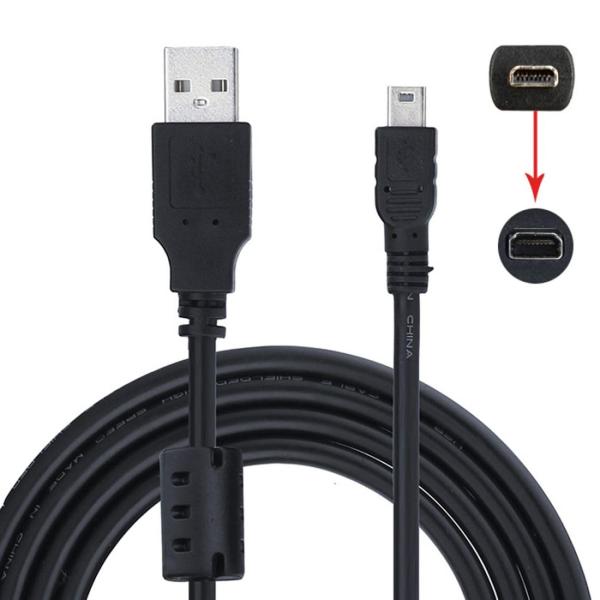 ChenYang Nikon UC-E6 USBケーブル、USB 2.0 - Mini 8ピン充電デ...