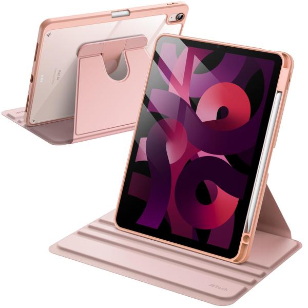 JETech iPad Air 11インチ M4/M3/M2・Air 5/4用 360°回転ケースカ...