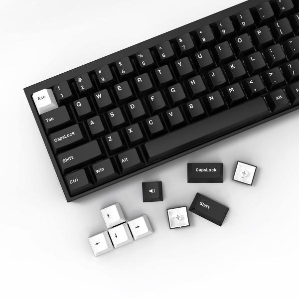 168キー キーキャップ ダブルショット PBT キーキャップ Cherry MX Gateronス...