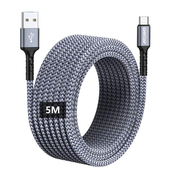 GHNTJAP USB Type C ケーブル 5M USB A to USB C ケーブル QC3...