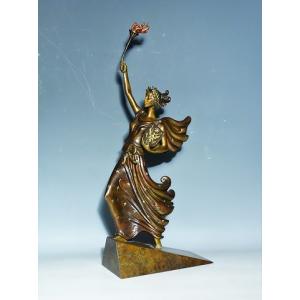 エルテ 置物 ブロンズ像 自由の女神 1984年 70cm｜kurashinokura