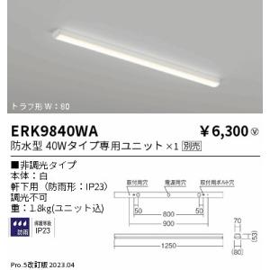 安心のメーカー保証 【インボイス対応店】遠藤照明 ポーチライト 軒下用 ERK9840WA ランプ別...