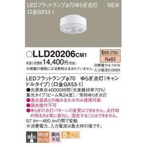 安心のメーカー保証 【インボイス対応店】パナソニック ランプ類 LEDユニット LLD20206CM1 （キャンドルタイプ口金GX53-1） LED Ｔ区分　｜kurashinoshoumei