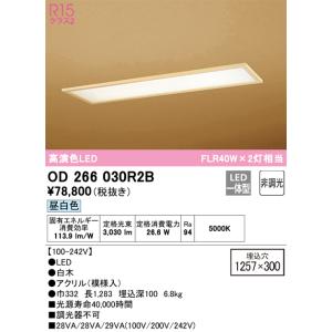 オーデリック照明器具 ベースライト 天井埋込型 OD266030R2B （光源ユニット別梱包）『OD266030#＋UN4402RB』  LED｜kurashinoshoumei
