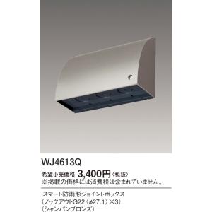 安心のメーカー保証 【インボイス対応店】パナソニック照明器具 オプション WJ4613Q  実績20...