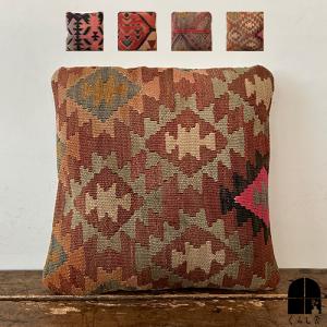 オールドキリム クッションカバー40cmサイズ Old Kilim Cushion