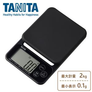 タニタ デジタルクッキングスケール ブラック KJ-222-BK ( 1台