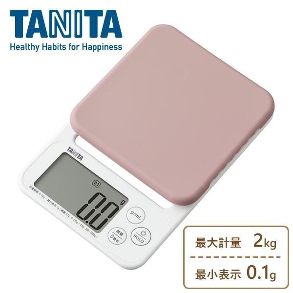 タニタ デジタルクッキングスケール KJ-222 PK ピンク