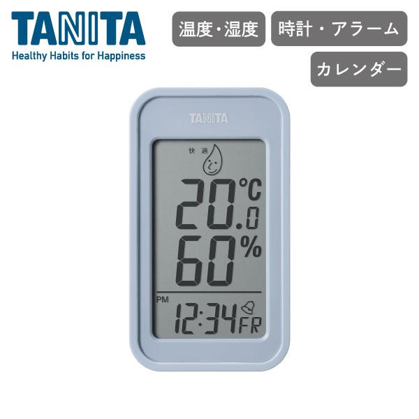タニタ デジタル温湿度計 ブルーグレー TT-589-BL TANITA 温湿度計