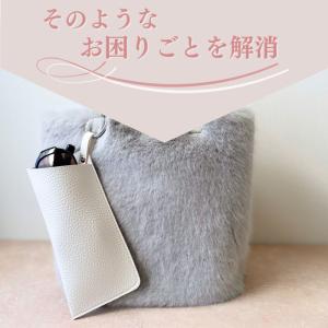 メガネケース おしゃれ スリム リング付 カラ...の詳細画像3