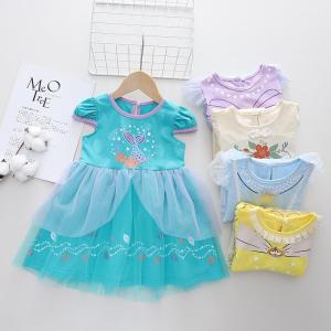 プリンセス ドレス 子供 アナ 雪の女王 エル...の詳細画像1