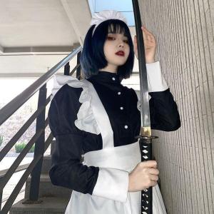 メイド服 コスプレ レディース メンズ フレン...の詳細画像2