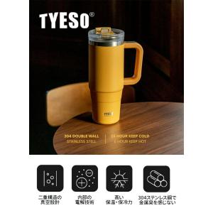 TYESO タンブラー ストロー付き 蓋付き ...の詳細画像2