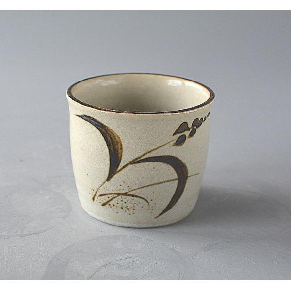 蕎麦猪口 小鉢 茶碗蒸し碗 1個 手描き縦縞