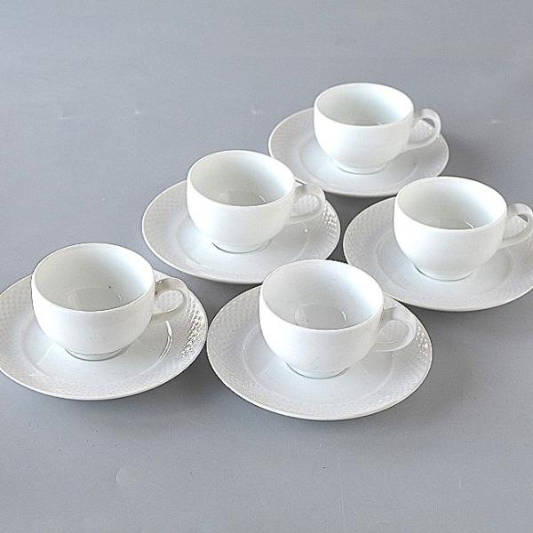 コーヒーカップ ソーサー  ５客セット ヨーロピアン コーヒー紅茶兼用