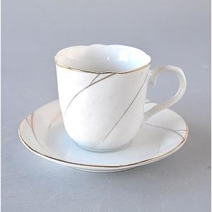 コーヒー カップソーサー美濃焼き 清山窯 志野焼木箱入り プレゼント