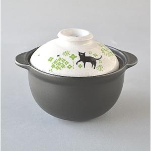 有田焼 土鍋 安楽窯 松絵 5.5号 5.5寸 17cm 一人用 : 台所の道具屋筋