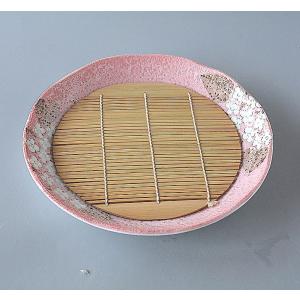 蕎麦皿 ざるそばの皿 ざるうどんの皿 白紫陽花 すのこつき｜暮らしの器