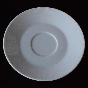 シンプルな白いスープカップ&ソーサーの詳細画像1