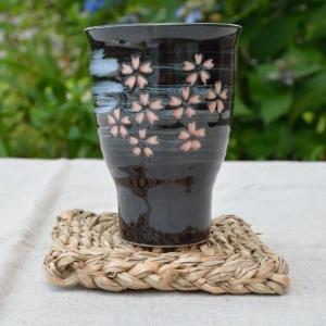 焼酎カップ フリーカップ 湯飲み 夜桜