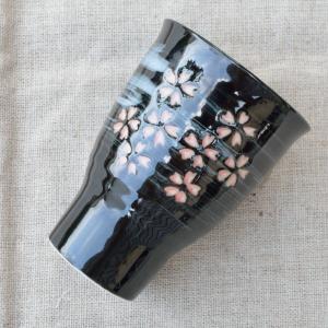 焼酎カップ フリーカップ 湯飲み 夜桜の詳細画像2