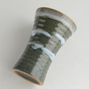 湯飲み 織部白流し 焼酎カップの詳細画像1