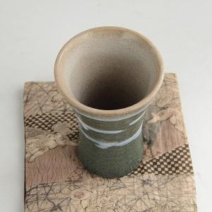 湯飲み 織部白流し 焼酎カップの詳細画像2
