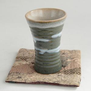 湯飲み 織部白流し 焼酎カップの詳細画像3