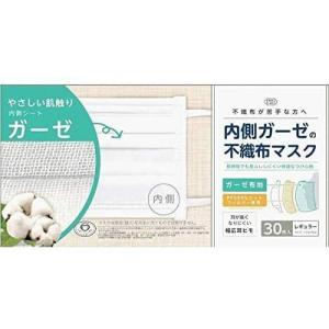 5箱セット 内側ガーゼ 不織布マスク 30枚 ...の詳細画像1