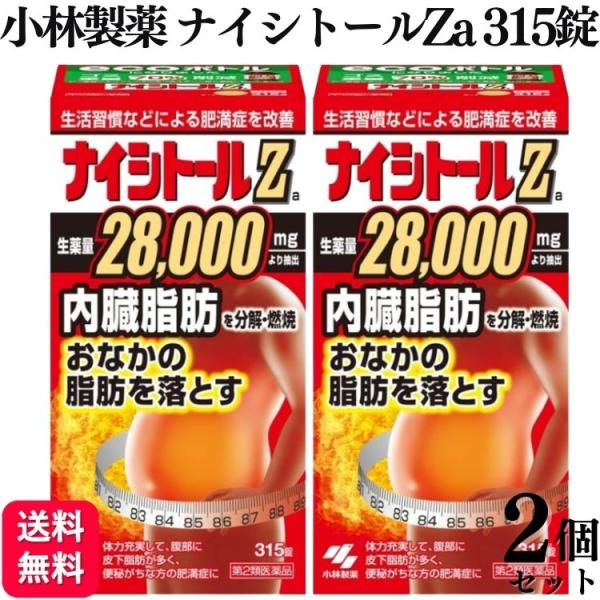 第2類医薬品 2個セット 小林製薬 ナイシトールZa 315錠 肥満症改善