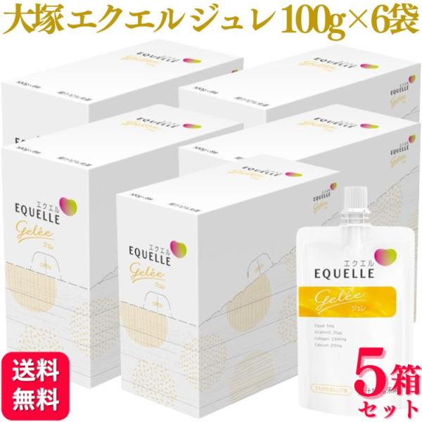 5箱セット 大塚製薬 エクエル ジュレ 100g×6袋 ゼリー飲料