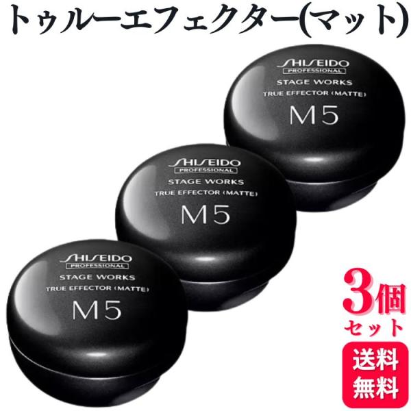 3個セット 資生堂プロフェッショナル ステージワークス トゥルーエフェクター (マット) 80g 超...