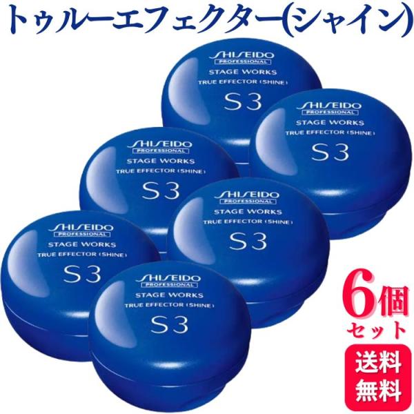 6個セット 資生堂プロフェッショナル ステージワークス トゥルーエフェクター (シャイン) 90g ...