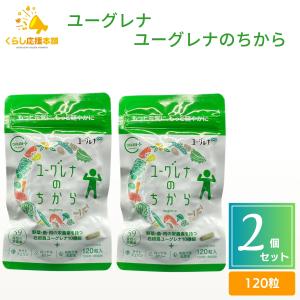 2個セット ユーグレナ ユーグレナのちから 120粒 栄養補助食品｜くらし応援本舗(くらしドラッグ)Yahoo!店
