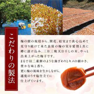 (訳あり)塩分3% 紀州南高梅 つぶれ梅食べ比...の詳細画像4