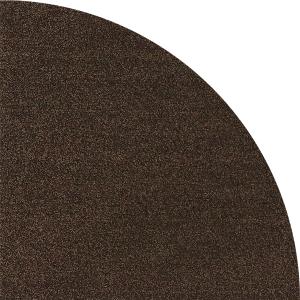 タイルマット タイルラグ サークルパーツ 50×50cm ダークブラウン ラグタス(Rugtasu)