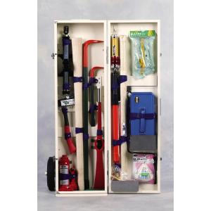 自主防災用品 キャスター付き コンパクト収納 7点セット レスキュー